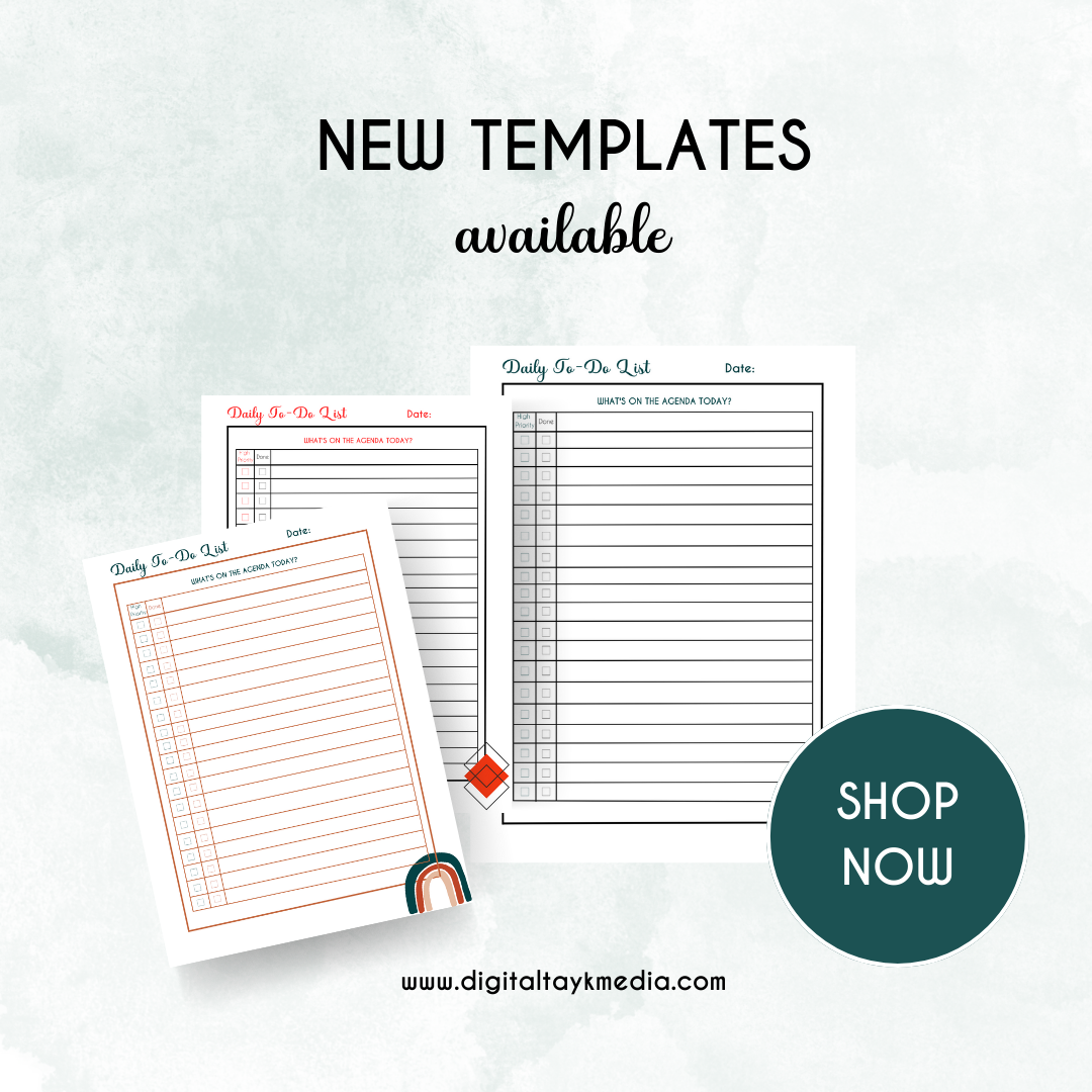 Digital Tayk Media: Daily To-Do-List