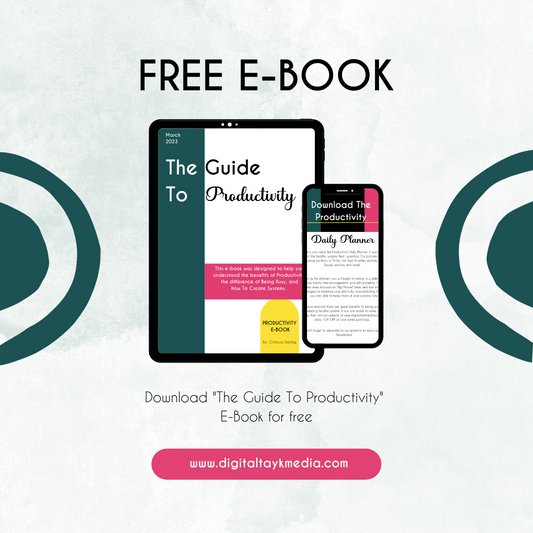 Digital Tayk Media: FREE Productivity  E-Book