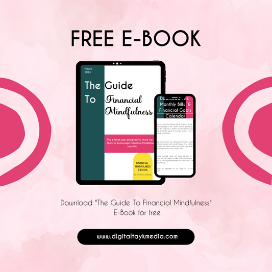 Digital Tayk Media: Free Financial  Mindfulness E-Book